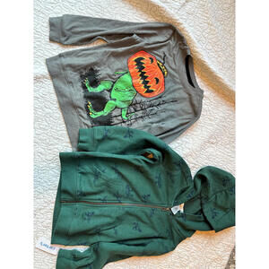 Boys' Dinosaur Shirt & Hoodie Set Size 5t/4-5‎ #409